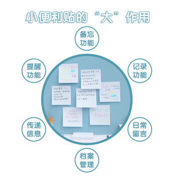 【全网低价】晨光(M&G)文具白色80张便利贴 粘性标签贴留言贴 76*76mm记事贴优事贴便签本子 单本装YS-45