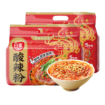 Amazon.co.jp: 白家陈记 重庆酸辣粉 からい粉 方便粉丝 非油炸