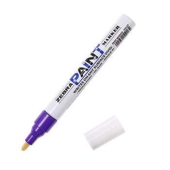 斑马牌(ZEBRA)油漆笔 油性记号笔 大号物流笔签名笔/马克笔 PAINT-MOP 紫色 5支装 斑马牌(ZEBRA)油漆笔 油性记号笔 大号物流笔签名笔/马克笔 PAINT-MOP 紫色 5支装