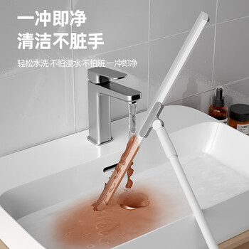 本迪中号魔术扫把家用浴室刮地板刮水硅胶卫生间两用升级三刮条