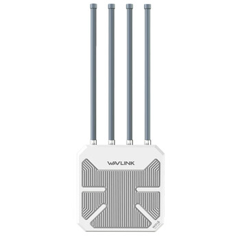 睿因（Wavlink）AERIAL HD9 WiFi6户外路由器AX3000千兆室外桥接大功率无线AP户外直播景区网络全向覆盖WiFi基站