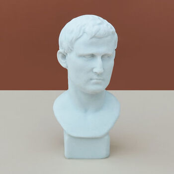 复古素描小头像摆件树脂石膏像摆设艺术装饰品 迷你石膏像 阿格里巴