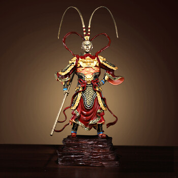 明恩 齐天大圣摆件孙悟空斗战胜佛美猴王铜猴子全铜神像家居装饰品 56