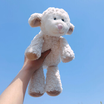 ignatius小白羊毛绒玩具网红羊公仔布娃娃安抚丑萌玩偶治愈系生日礼物