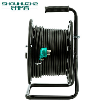 守护者 S33010E5 手提移动国标电缆绕线盘电线卷盘220V~250V 带线3*4mm²/50米/只