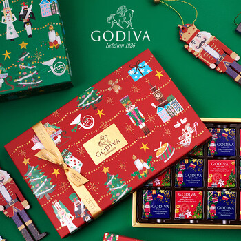【歌帝梵1】GODIVA歌帝梵冬日缤纷片装巧克力礼盒15片装 比利时进口圣诞礼物送女友 【行情 报价 价格 评测】-京东