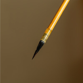 漢墨 紫毫锥锋小楷毛笔套装 瘦金体行草用小楷笔 文房四宝书法国画毛笔2支装