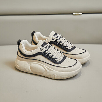 fengpilang卡迪高女鞋官方风格2023秋季新款小白鞋女ins潮韩版学生