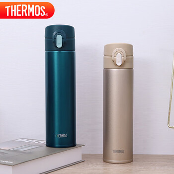 膳魔师（THERMOS）保温杯纯钛杯400ml男女士户外水杯子伴手礼生日礼物TCTD-GY