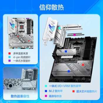 ROG STRIX X870-A GAMING WIFI吹雪主板 支持 CPU 9900X3D/9950X3D/9800X3D (AMD X870/socket AM5)