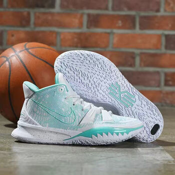 鞋纯原s2男女黑白艺术主题数学公式实战气垫鞋8代 卡柏奇欧文7代冰蓝