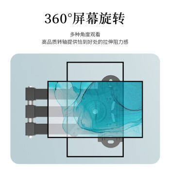 LUCKPRO显示器壁挂支架 电脑显示器支架壁挂 电脑支架 显示器增高架 台式挂墙壁支架119-01