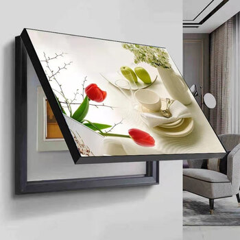 思伶菲2021新款家用电箱盒装饰盖电表箱装饰画免打孔现代简约遮挡总