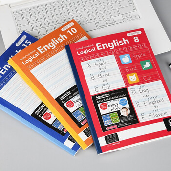 Nakabayashi仲林英语本B5/30张 学生作业本外语单词练习笔记本 10段