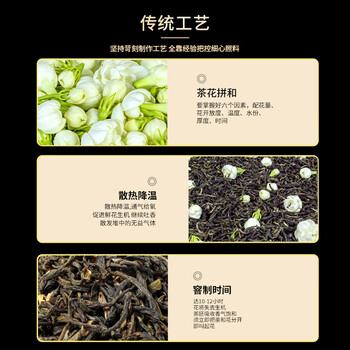 猴王牌茉莉花茶横县茉莉花茶浓香型一级50g袋装