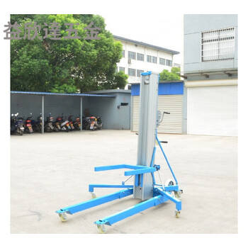 搭建展示展会展览用物料提升机举升机手摇式铝合金升降机平台手动 5米(国产)【图片 价格 品牌 报价】-京东