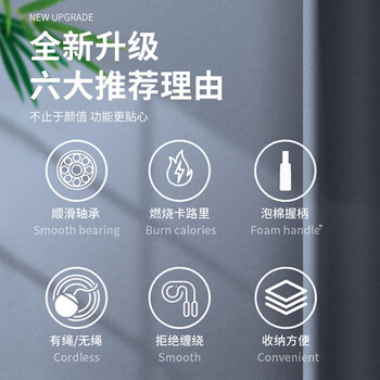 匹克跳绳无绳成人儿童中学生钢丝泡棉专业中考试负重健身器材竞速