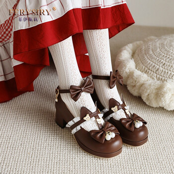 菲伊斯莉品牌lolita鞋高跟2022软妹洛丽塔鞋子原创lo鞋单鞋女jk鞋子