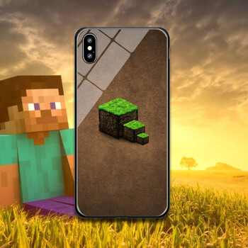 mc我的世界网游周边手机壳适用华为荣耀苹果vivo小米minecraft软壳