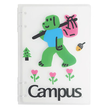 国誉（KOKUYO）塔卡沙四孔B5活页本可拆卸Campus线圈笔记本本子初中生高中学生专用高端横线记事本 40页 1本