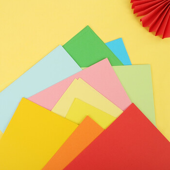 天章(TANGO)手工折纸DIY彩纸150*150mm/儿童学生手工剪纸花朵人物折纸幼儿园早教用品春节折纸 100张/10色70g