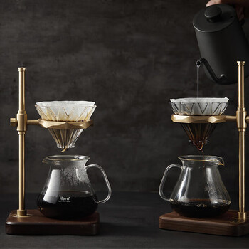 Hero菱镜咖啡滤杯手冲滴漏式玻璃过滤器家用咖啡壶手冲器具