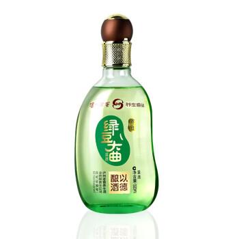 瀘州老窖 綠豆大麴 禮盒裝喜宴送禮佳品白酒露酒500ml 金之豆 41.