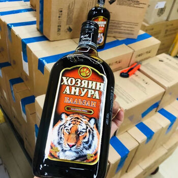 内廷上用老虎酒俄罗斯原装进口虎头酒小虎酒阿尔泰配置老虎酒酒洋酒虎