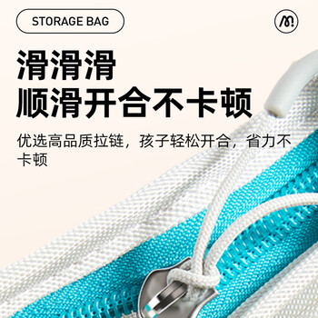 弥鹿（MiDeer）文具收纳文件夹学生试卷收纳袋大容量分层分类卷子整理神器学科袋-绿色六一儿童节礼物