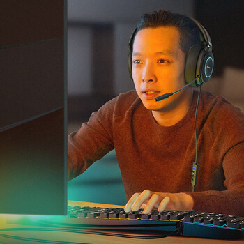 飞利浦（PHILIPS）电竞职业专业游戏耳机G6105 USB听声辨位FPS吃鸡三角洲 7.1声道HiFi头戴式电脑麦克风一键静音