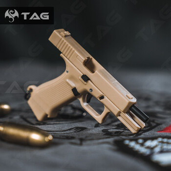 黑枪heygun格洛克4519x手炝13微缩模型不可发射小挂饰机能风挂件钥匙