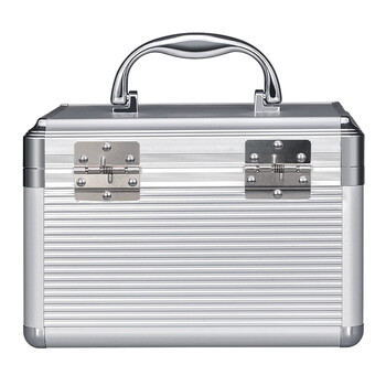 金隆兴 【超级爆款】铝合金专用法人章收纳印章盒公章收纳盒印章包配安全锁可放6枚B8049