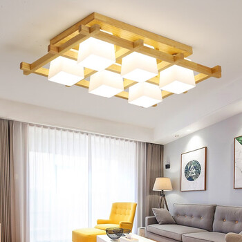 华艺照明(huayi)简约大气灯具客厅主灯卧室吸顶灯 三圈85cm白色 智能