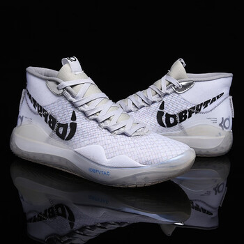 idbfvtac杜兰特男鞋kd13代篮球鞋zoom气垫战靴12天使白黑实战nba 白黑