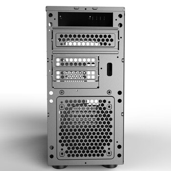 长城（Great Wall）商祺R25商务电脑机箱（MATX主板/提手/走背线/0.6mm厚五金/USB3.0/4硬盘位/光驱位）