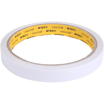 晨光（M&G）双面胶高粘性棉纸胶带学生/办公通用双面胶带 12mm*10y(9.14m/卷) 2卷/袋 12袋装 AJD97349
