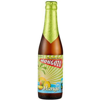 比利时进口梦果系列水果味精酿啤酒单瓶装 Mongozo Mango 330ml*1瓶 梦果芒果*1瓶