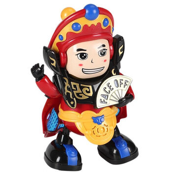 好沐音(haomuyin)抖音川剧变脸娃娃早教机器人网红电动玩具婴儿儿童