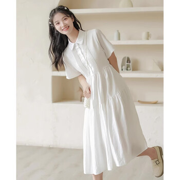 世优贝女大童夏款1215岁连衣裙衬衫少女生夏装初中高中学生甜美日系学