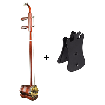 正音堂小叶紫檀二胡乐器手工专业演奏紫檀胡琴素杆二胡二胡弱音器