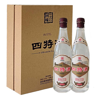 四特酒 江西 特香型白酒 回味1952 纪念版 54度 500ml 54度 500mL 2瓶