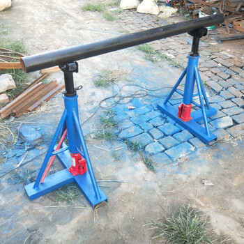 澳德星耐棘轮式电缆放线架三角立式线缆支架液压螺旋手板小型电缆放线