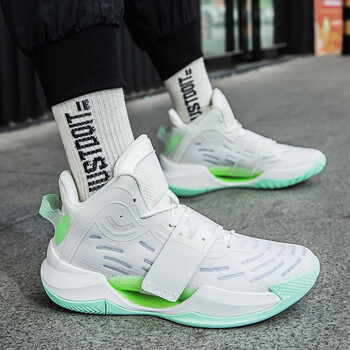 btny李宁寕球鞋男篮球春季男士运动休闲鞋高帮体育生男鸿星尔克象牙白