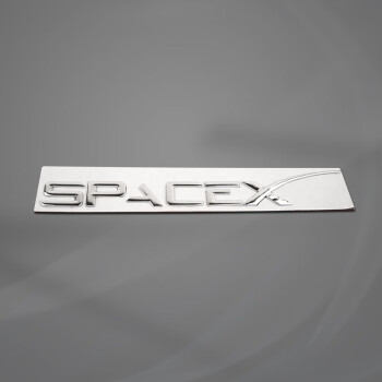 model3modely性能標車標原車前後標車頭車尾標改裝配件 space x銀色