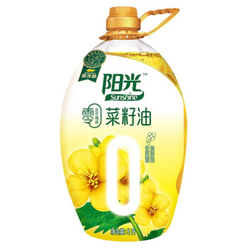 金龙鱼 食用油 非转基因压榨 阳光零反式脂肪菜籽油5L