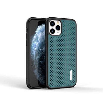 车音符适用iphone12promax手机壳石墨烯气孔散热壳手机保护套防摔绿色