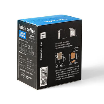 瑞幸咖啡  精品挂耳咖啡 挂耳滤纸阿拉比卡豆0蔗糖 10g*6袋RX0010