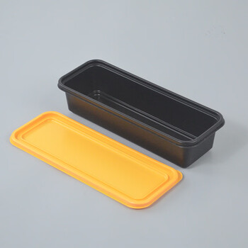 2022新款一次性分隔打包盒日式饭盒便当盒一次性餐盒分隔两三格可微波