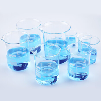 冰禹 BYrl-199 高硼硅玻璃烧杯 耐高温刻度杯 耐高温刻度杯 小学科学实验室烧杯 250ml（2个）