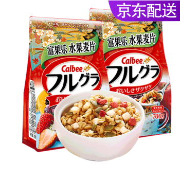 卡乐比calbee 日本富国乐水果麦片700g 冲饮谷物营养早餐燕麦片 经典原味 水果麦片700g 图片价格品牌报价 京东